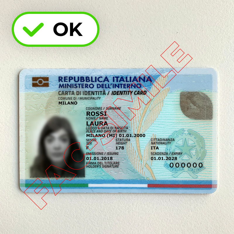 Come scattare una buona foto della carta d'identità in 